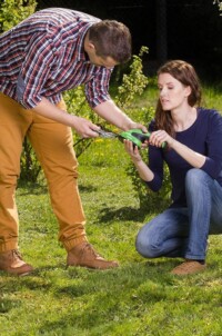 plenerowa sesja reklamowa nożyce